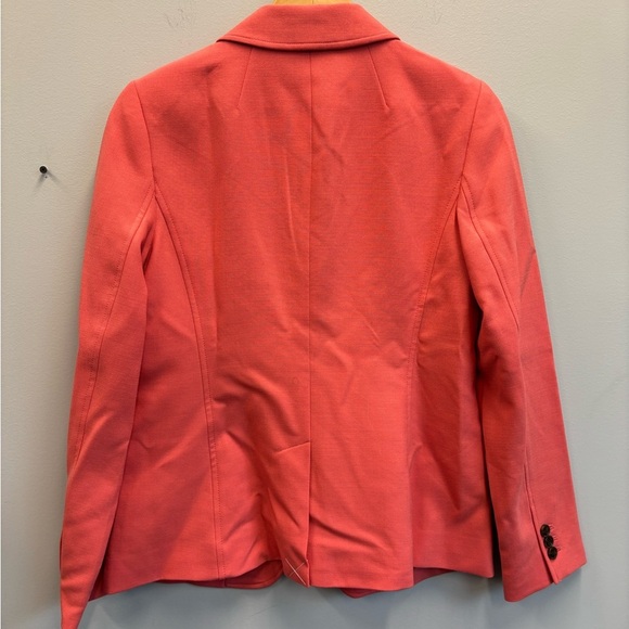 NWOT Talbots size 6 Coral Blazer jacket Wool Blend Stretch - Picture 8 of 12
